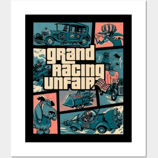 Grand Racing Unfair Posters and Art